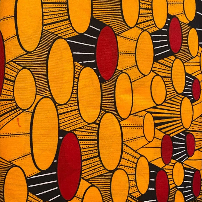 Melissa African Print Flare Dress