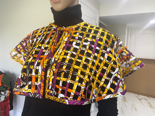 Debbie Net Shawl / Cape